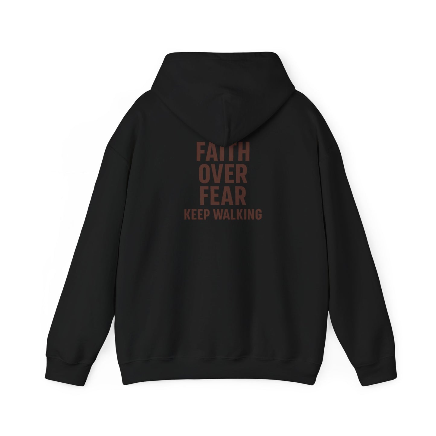 Inspirational Hooded Sweatshirt, Unisex Faith Moves, Motivational Apparel, Cozy Gift for Her, Spiritual Wellness Wear