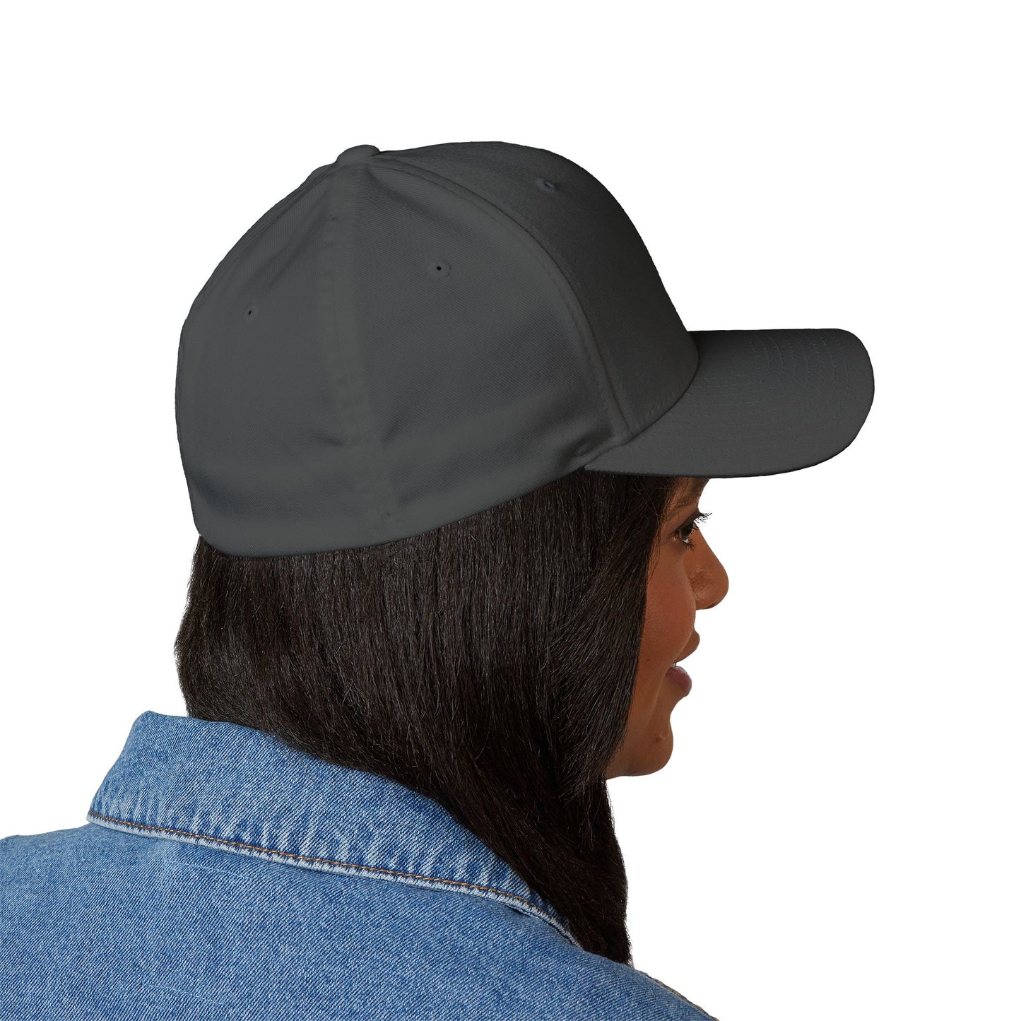 Pray & Rise Cap - Motivational Closed-Back Hat for Faith, Spirituality, Gifts, Daily Inspiration, Embroidered Apparel