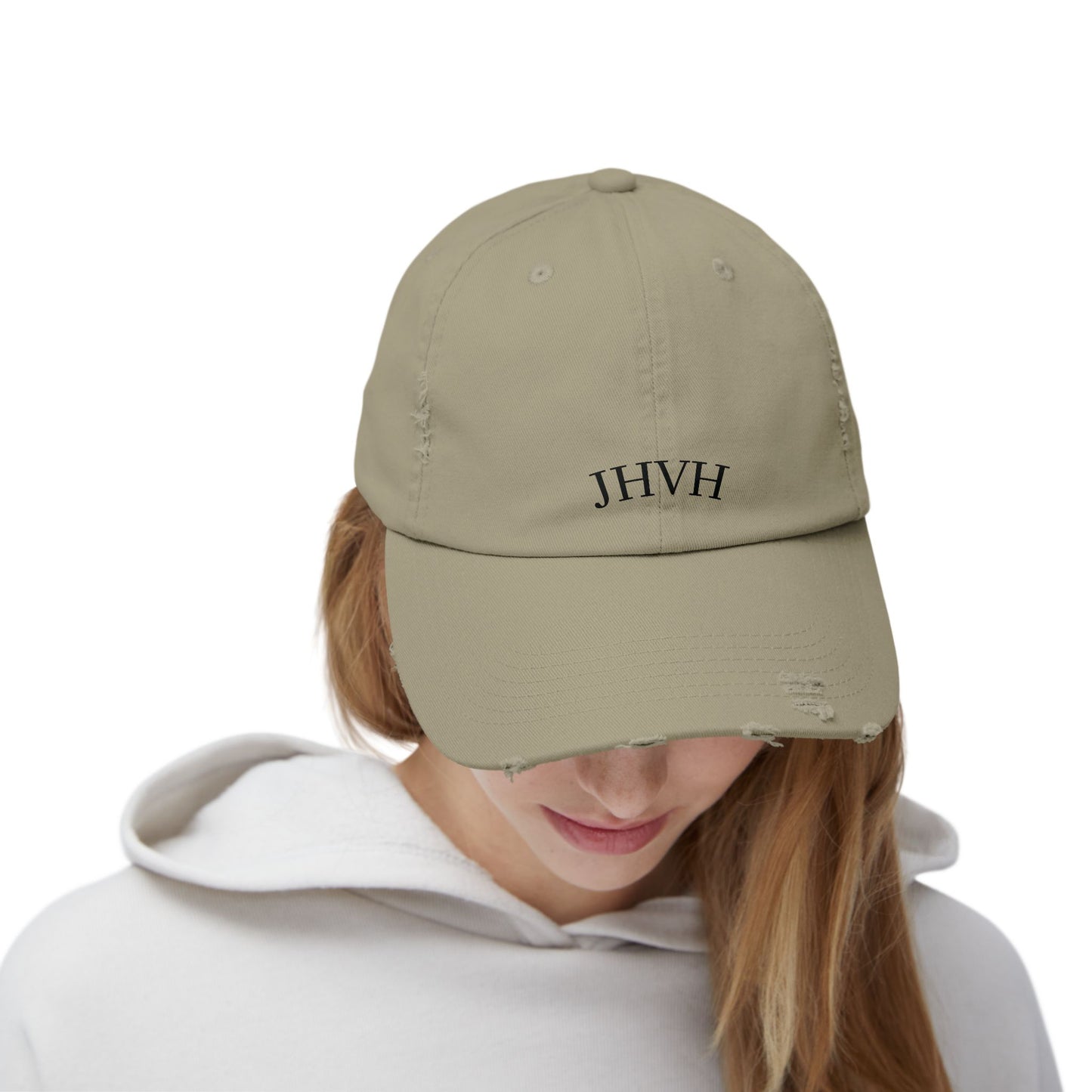 Faith-Inspired Distressed Cap, Casual Christian Hat, Stylish Spiritual Gift, Unisex Cap for Everyday Wear, Trendy Adjustable Hat