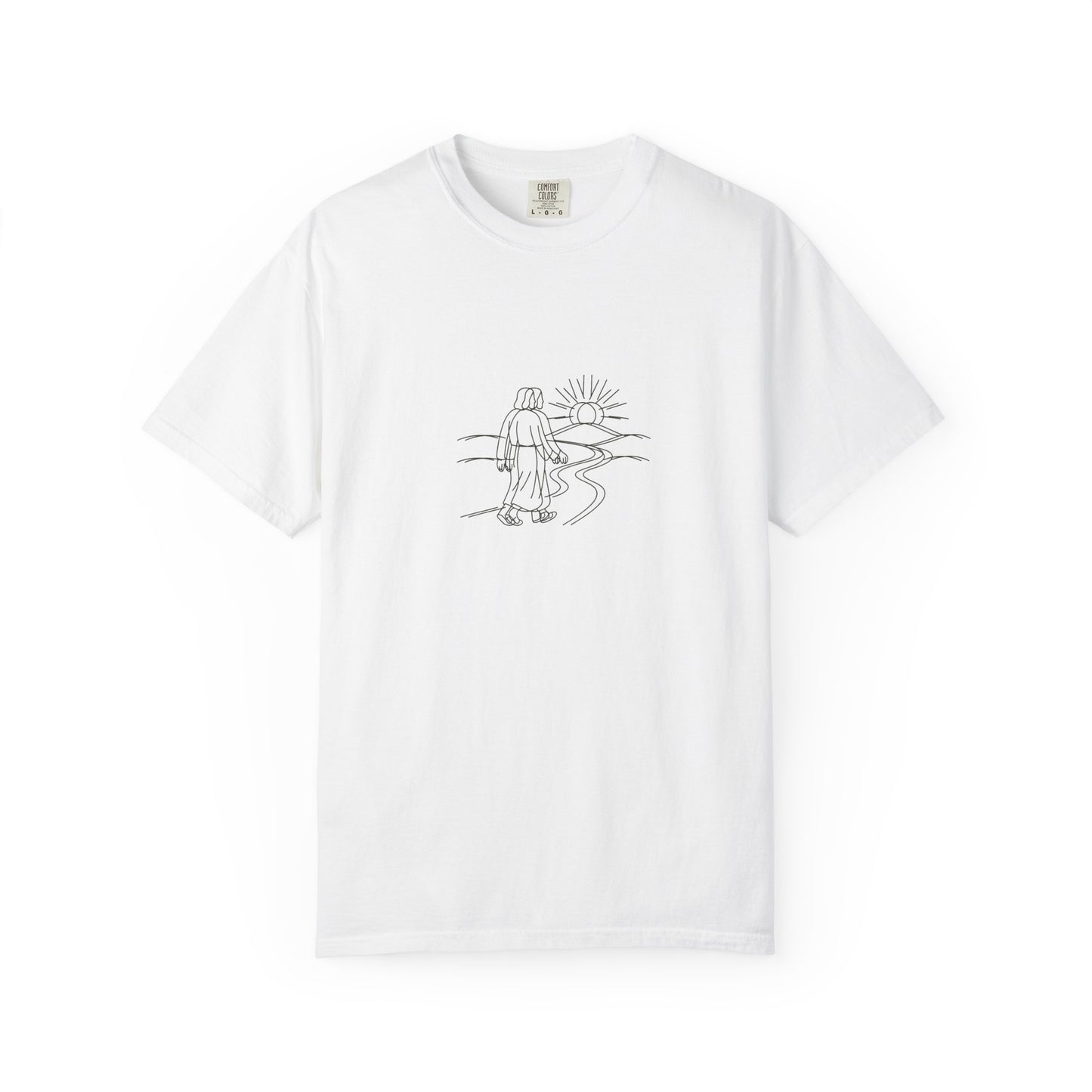 Relaxed Vibe Garment-Dyed T-shirt, Casual Wear, Nature Lover's Gift, Unisex Apparel, Summer Outfit, Graphic Tee