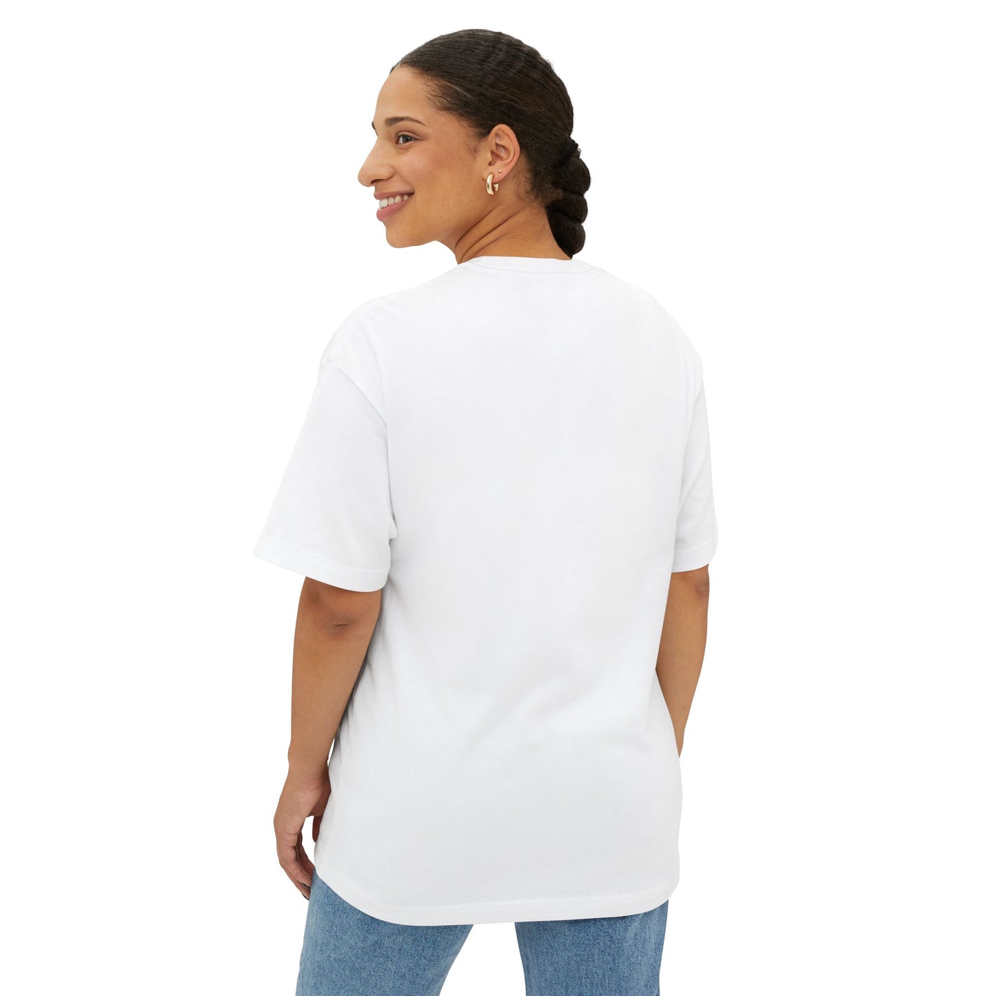 Unisex Oversized Tee - I AM WHO I AM, Inspirational Graphic T-Shirt, Faith Apparel, Christian Gift, Everyday Comfort
