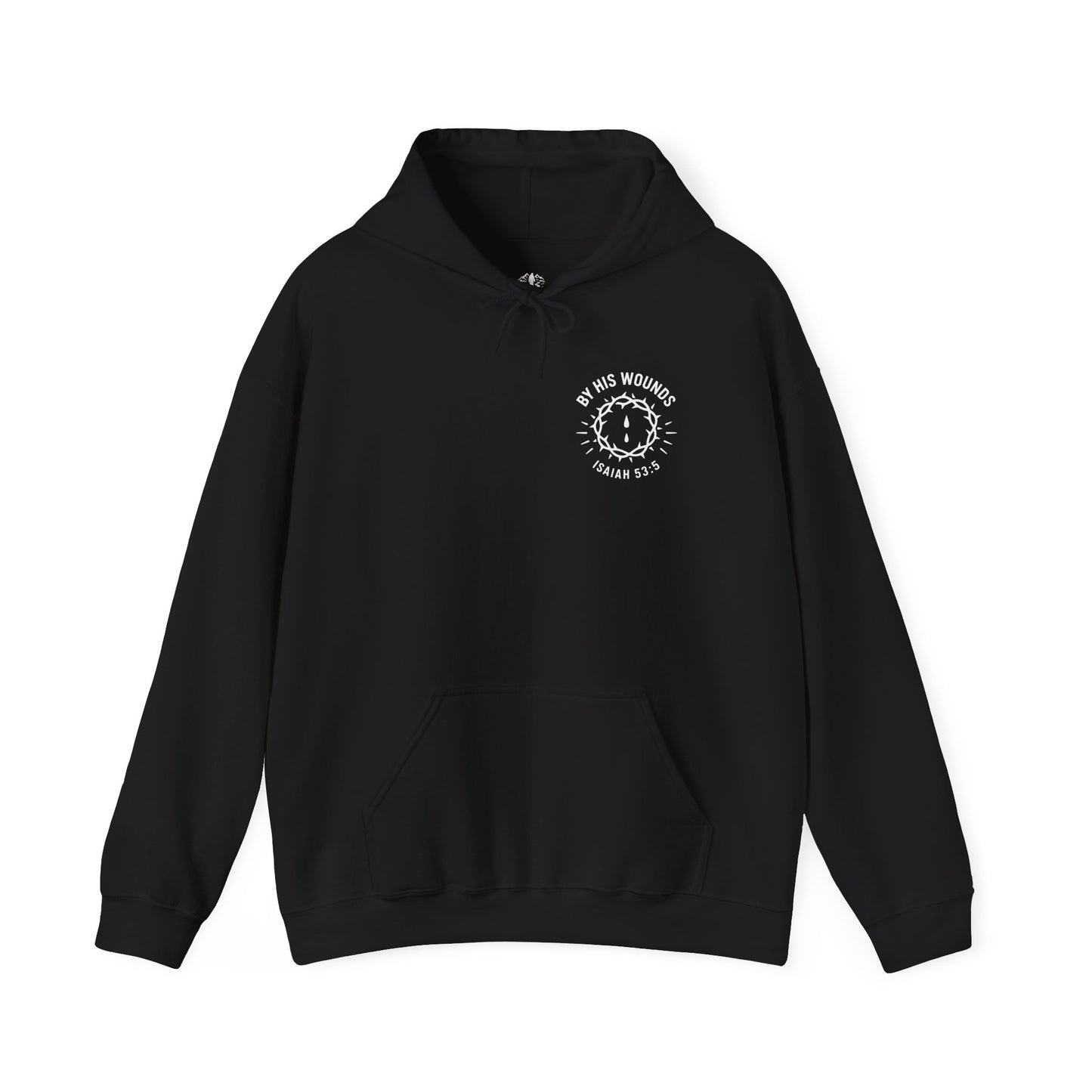 By His Wounds -Inspirational Unisex Hoodie - Perfect for Relaxation, Gifting, Casual Wear, and Celebrations
