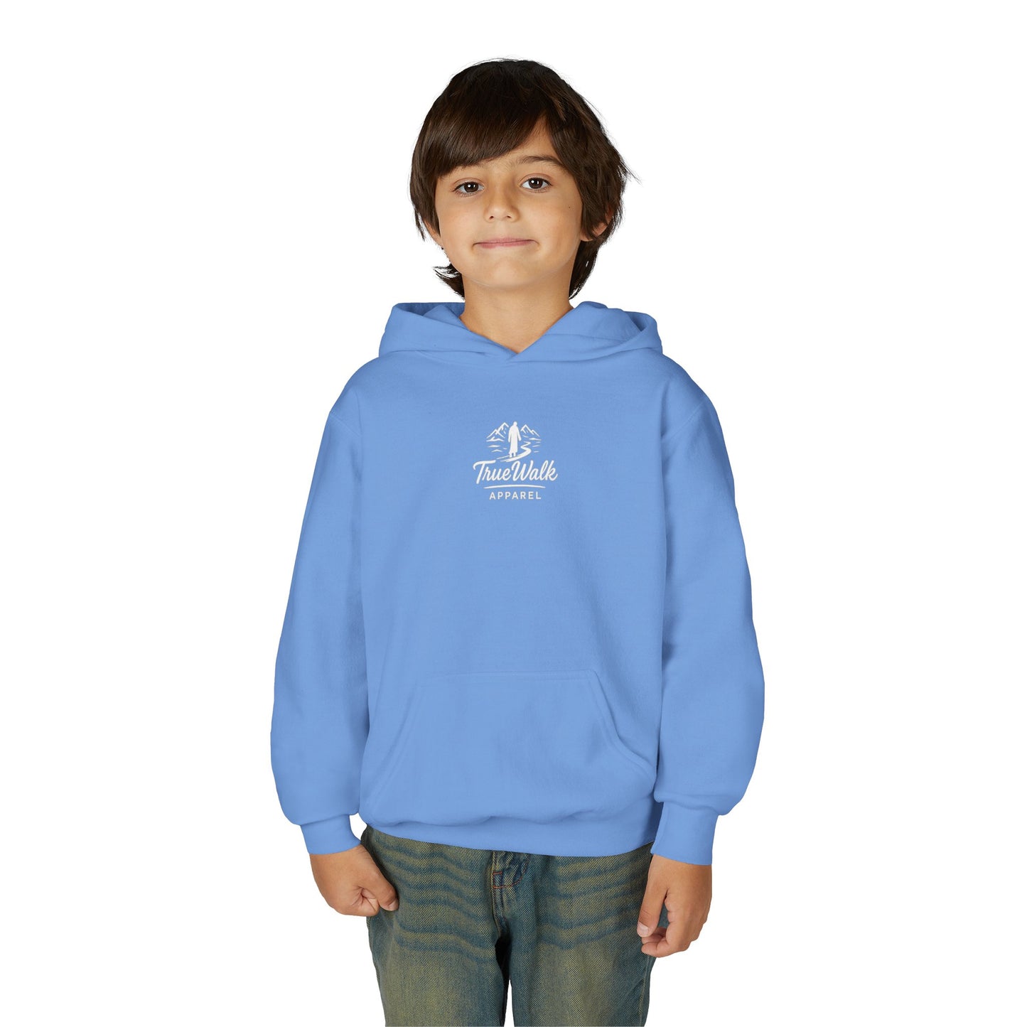 Straight A's -Faith-Focused Youth Hoodie for Encouragement, Youth Sweatshirt, Inspirational Gift, Confirmation, Back to School Apparel, Report Card Design
