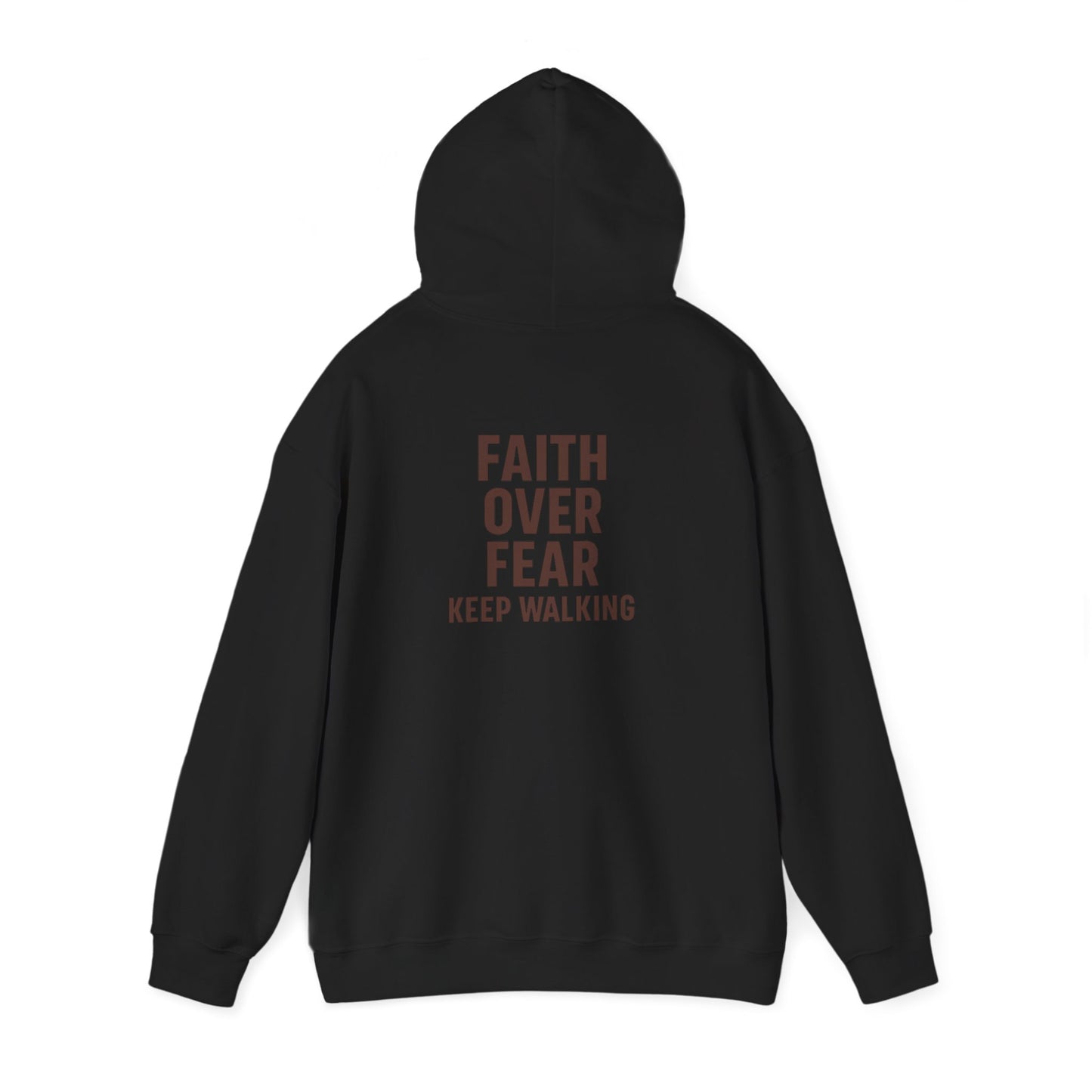 Inspirational Hooded Sweatshirt, Unisex Faith Moves, Motivational Apparel, Cozy Gift for Her, Spiritual Wellness Wear