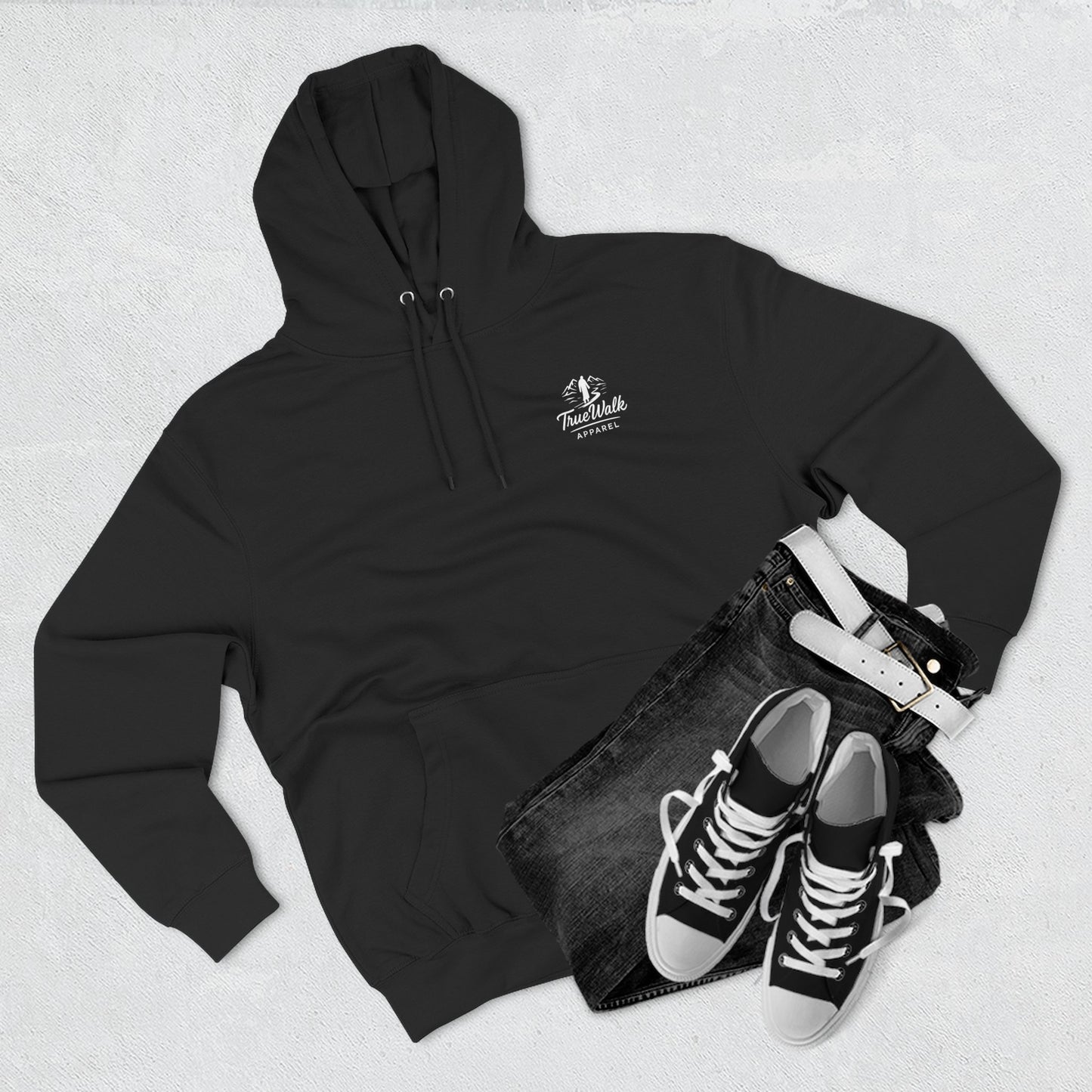 Fleece Hoodie - 'god is great' TrueWalk Apparel Design