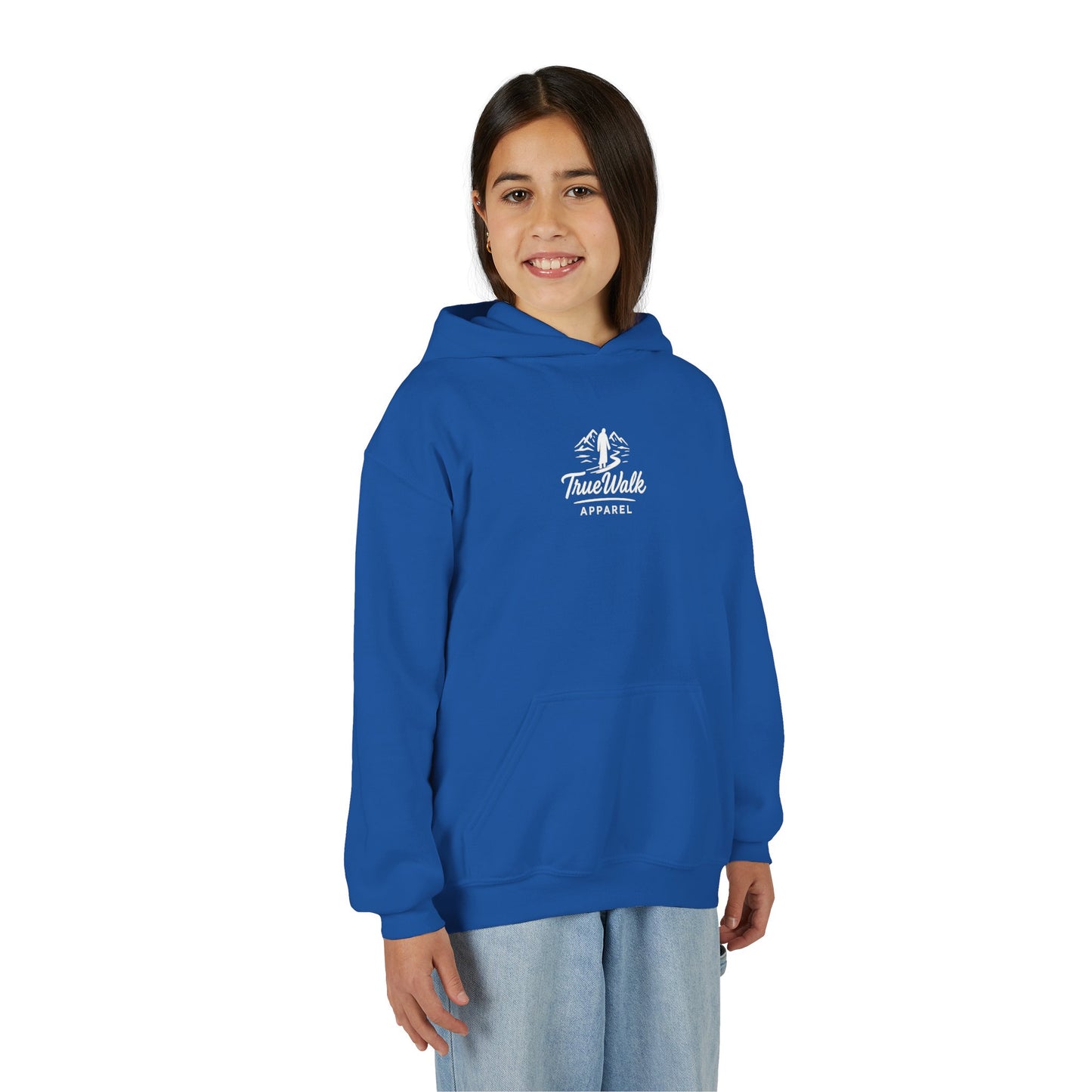Straight A's -Faith-Focused Youth Hoodie for Encouragement, Youth Sweatshirt, Inspirational Gift, Confirmation, Back to School Apparel, Report Card Design