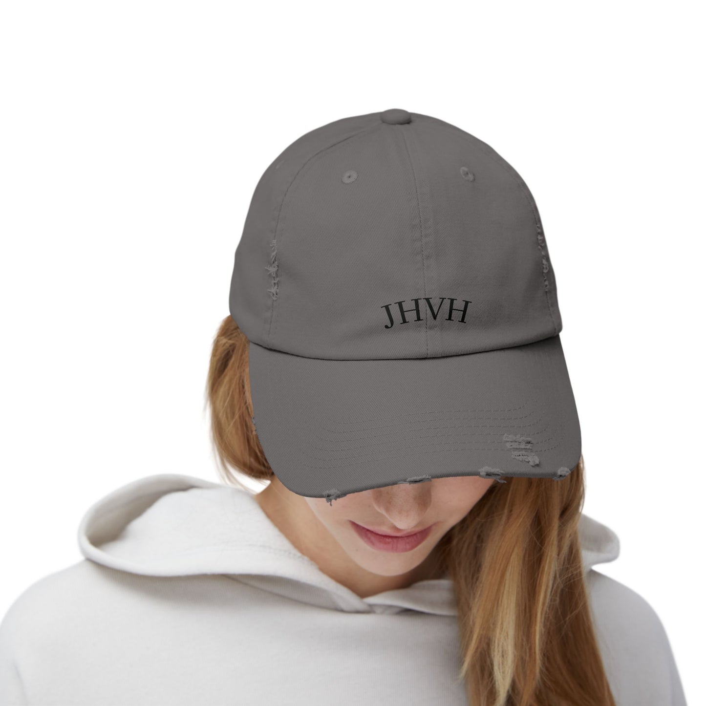 Faith-Inspired Distressed Cap, Casual Christian Hat, Stylish Spiritual Gift, Unisex Cap for Everyday Wear, Trendy Adjustable Hat