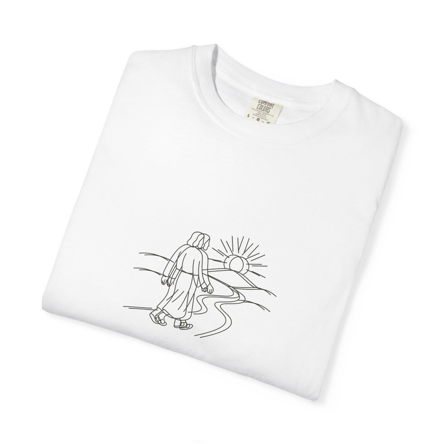 Relaxed Vibe Garment-Dyed T-shirt, Casual Wear, Nature Lover's Gift, Unisex Apparel, Summer Outfit, Graphic Tee