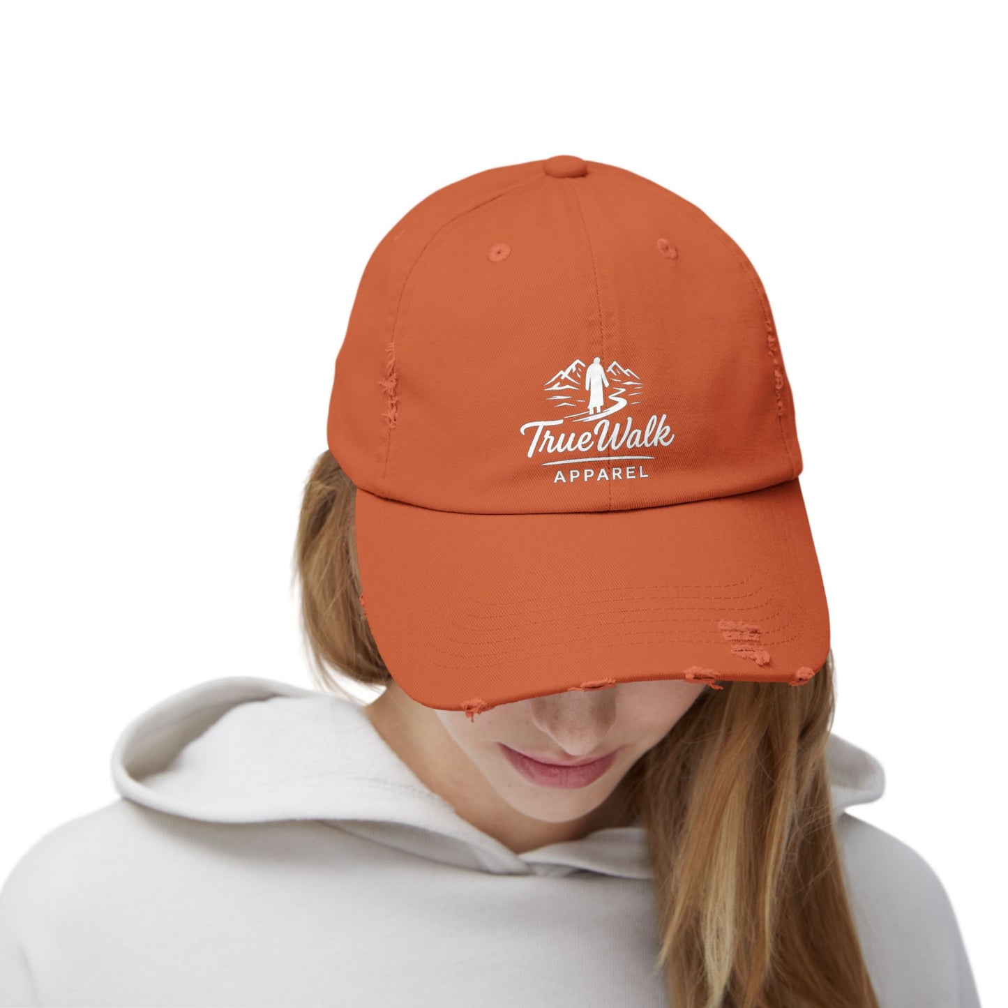 Faith-Inspired Distressed Cap, Casual Christian Hat, Stylish Spiritual Gift, Unisex Cap for Everyday Wear, Trendy Adjustable Hat