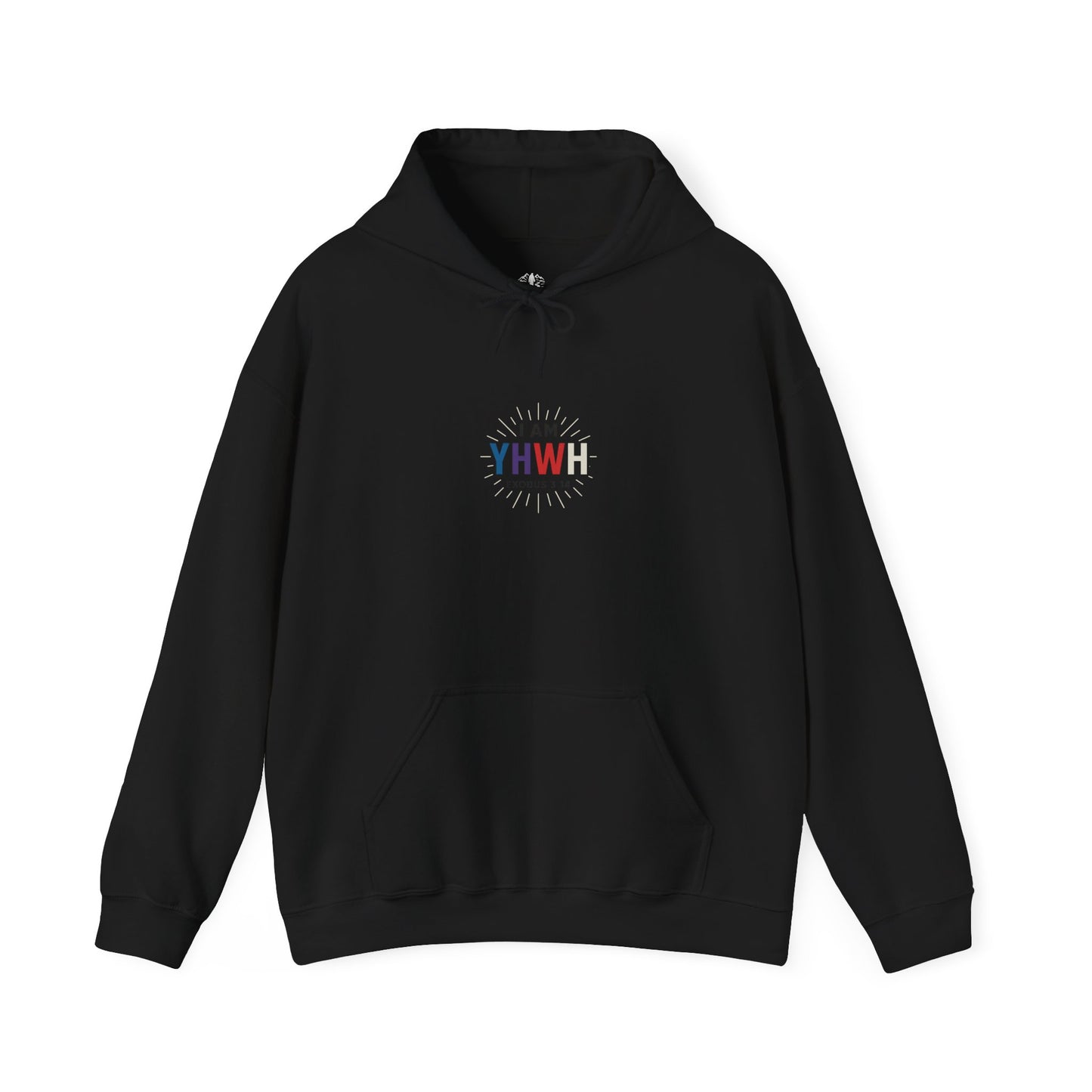 Vibrant YHWH Hoodie for Spiritual Connection, Unisex Sweatshirt, Religious Gift, Faith Apparel, Cozy Layering Piece, Bible Verses