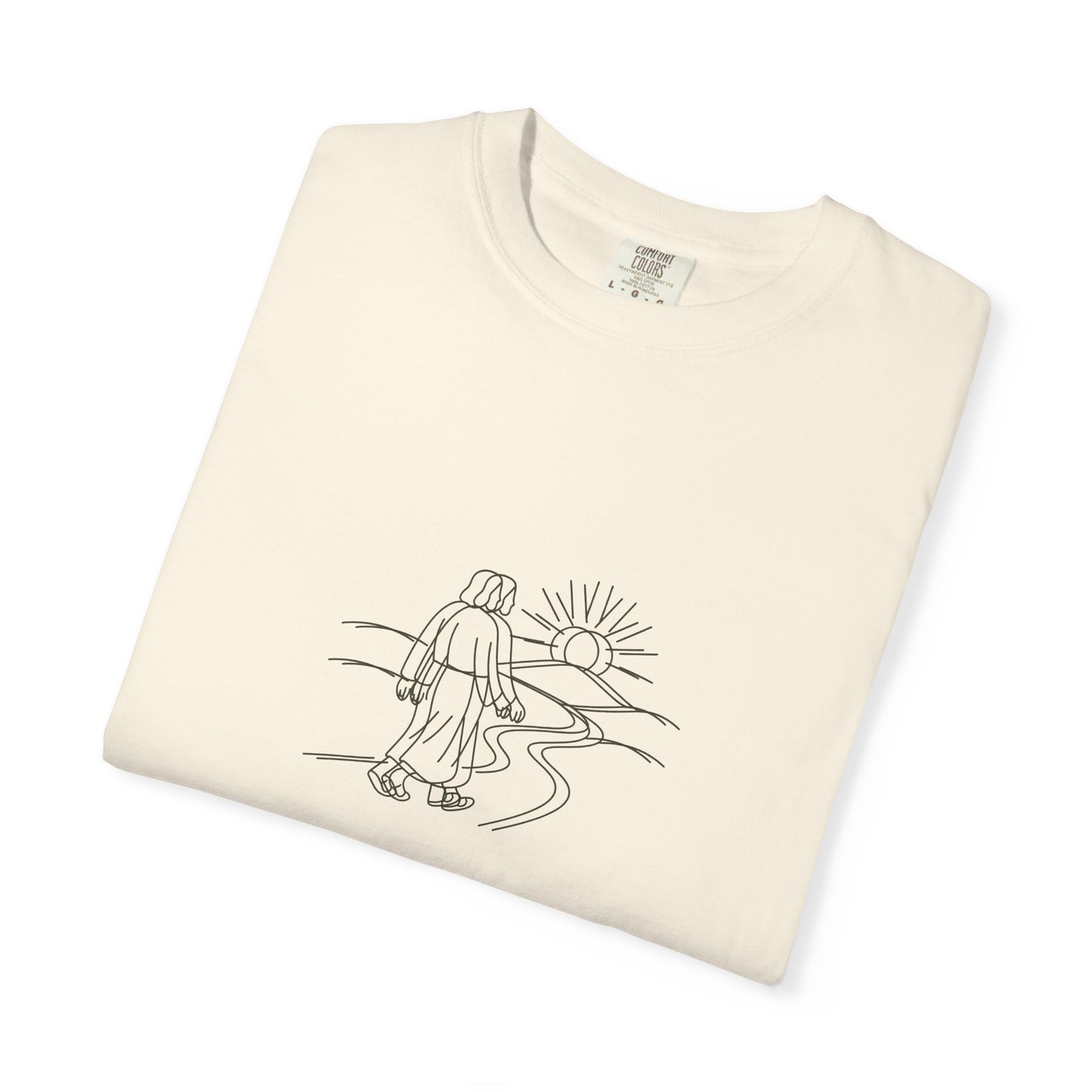 Relaxed Vibe Garment-Dyed T-shirt, Casual Wear, Nature Lover's Gift, Unisex Apparel, Summer Outfit, Graphic Tee