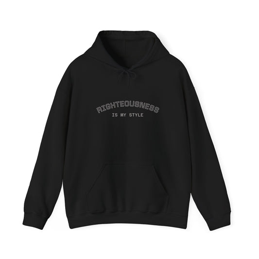 Inspirational Quote Hoodie, Righteousness Sweatshirt, Cozy Unisex Pullover, Gift for Friends, Family, Self-Care Essentials