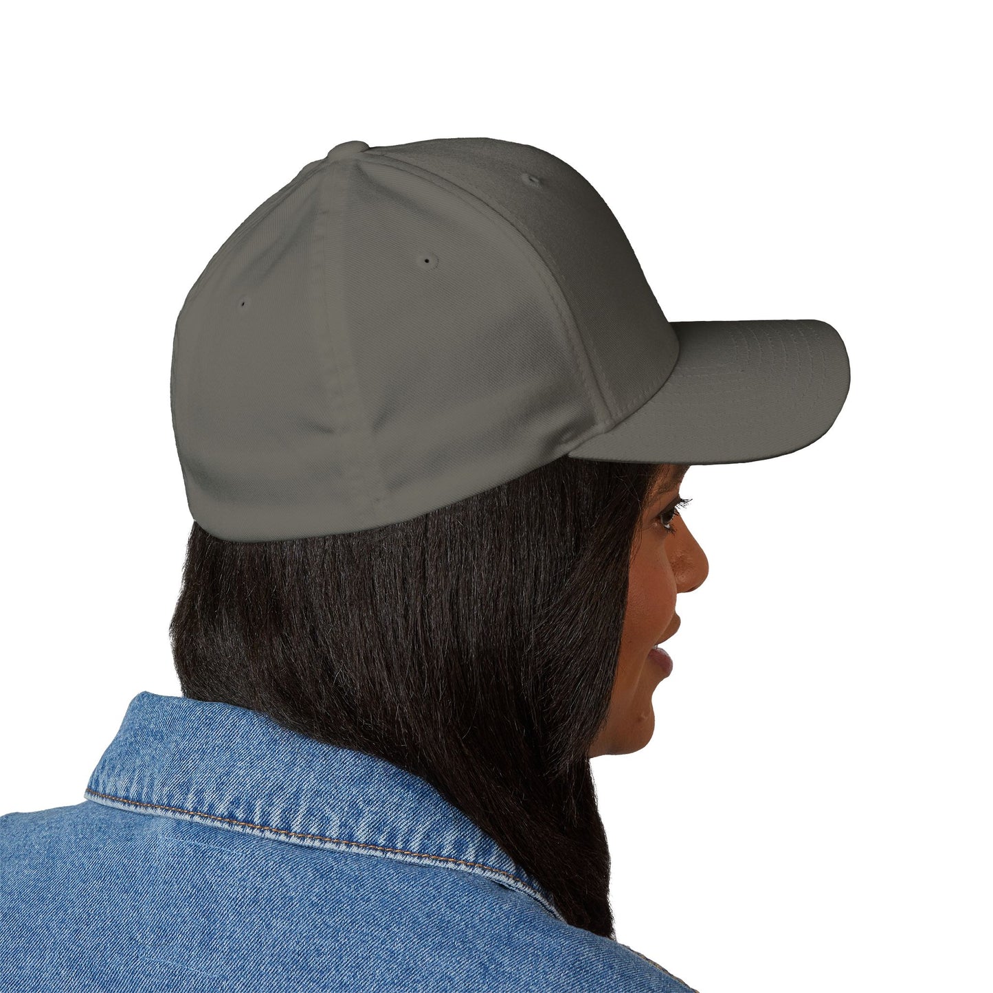 Pray & Rise Cap - Motivational Closed-Back Hat for Faith, Spirituality, Gifts, Daily Inspiration, Embroidered Apparel