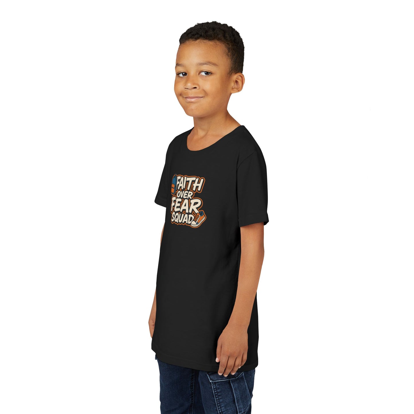 Faith Over Fear Squad' Design, Inspirational Tees for Kids, Motivational T-Shirt, Perfect for [...]