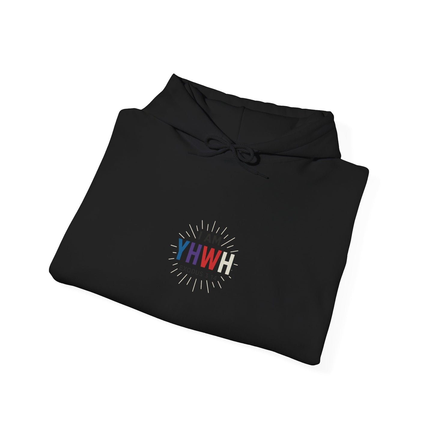 Vibrant YHWH Hoodie for Spiritual Connection, Unisex Sweatshirt, Religious Gift, Faith Apparel, Cozy Layering Piece, Bible Verses