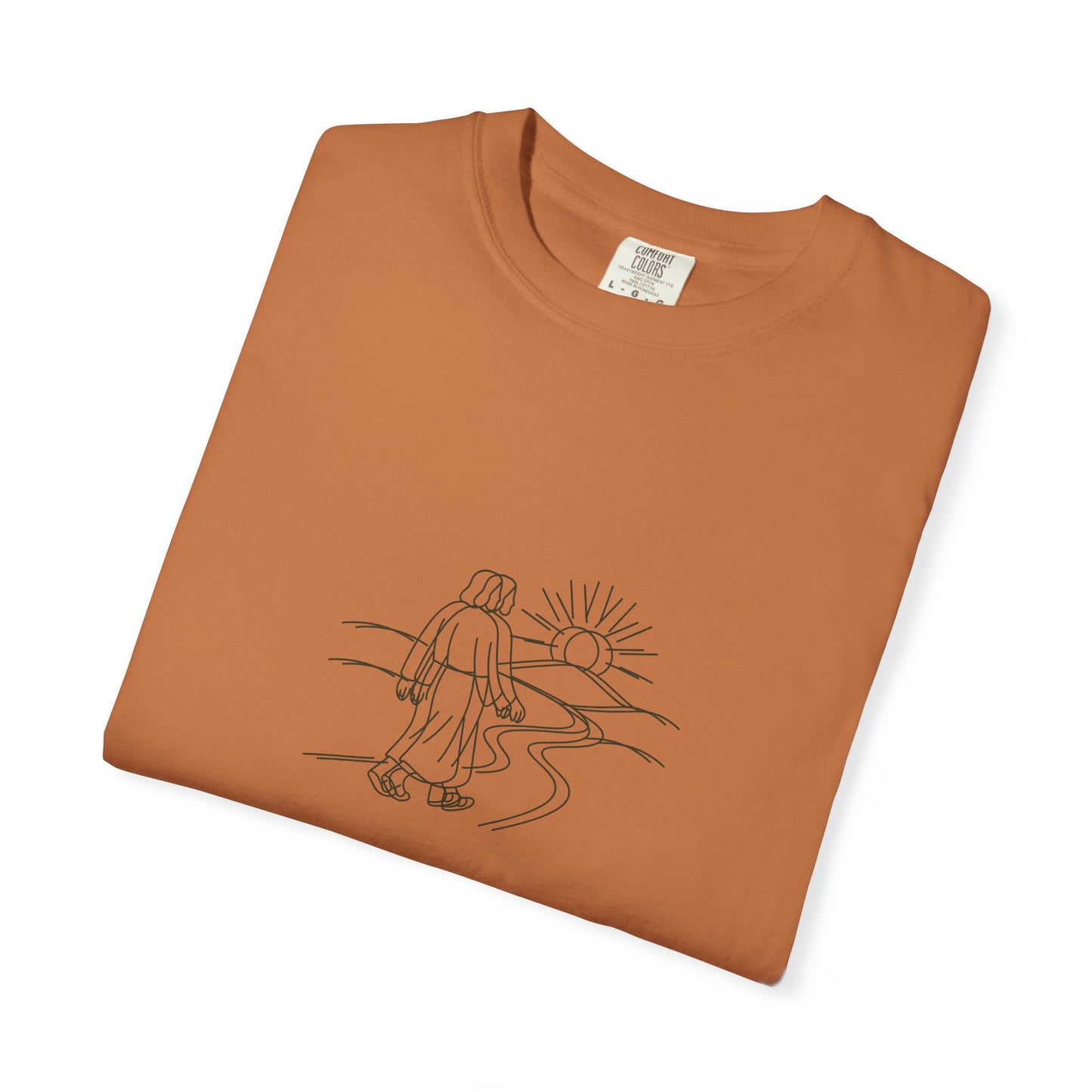 Relaxed Vibe Garment-Dyed T-shirt, Casual Wear, Nature Lover's Gift, Unisex Apparel, Summer Outfit, Graphic Tee
