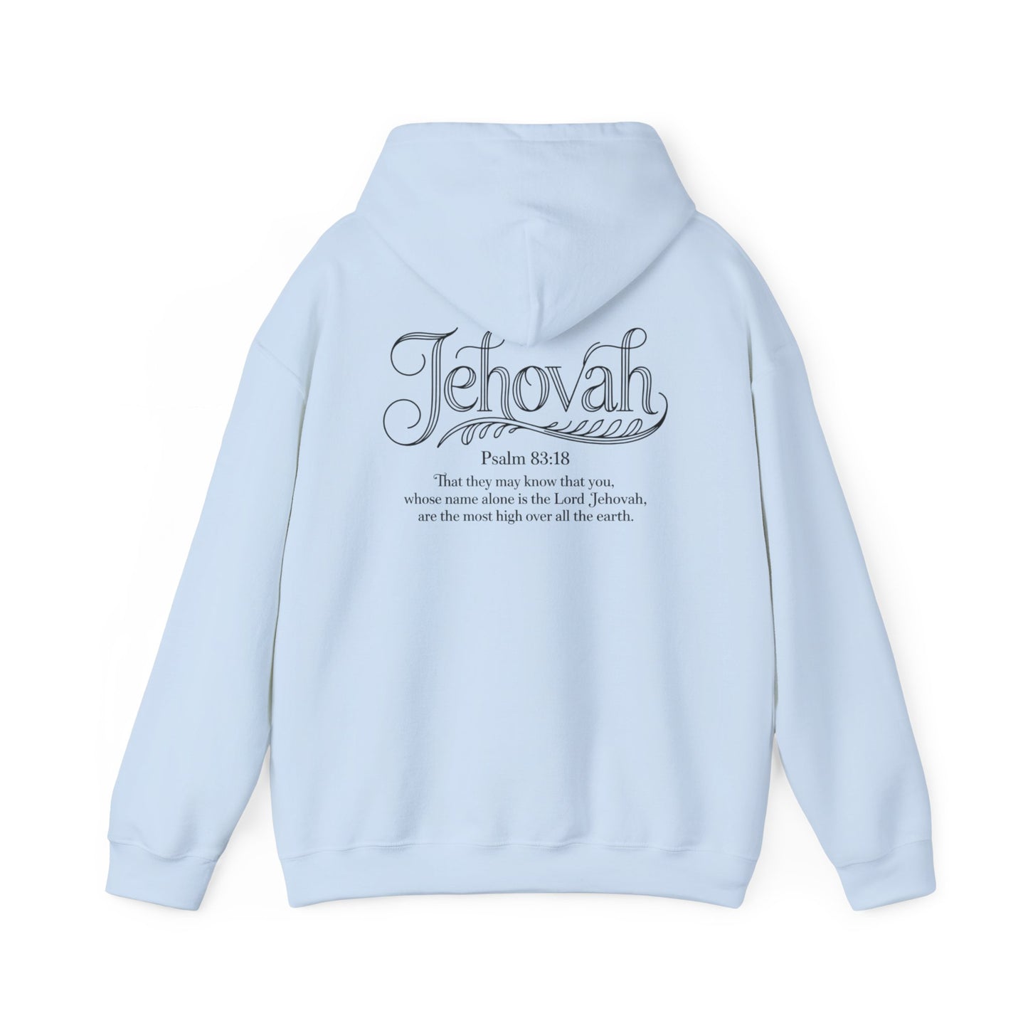 Spiritual Hooded Sweatshirt, Cozy Hoodie for Faithful, Gift for Believers, Biblical Verse Sweatshirt, Perfect for Church