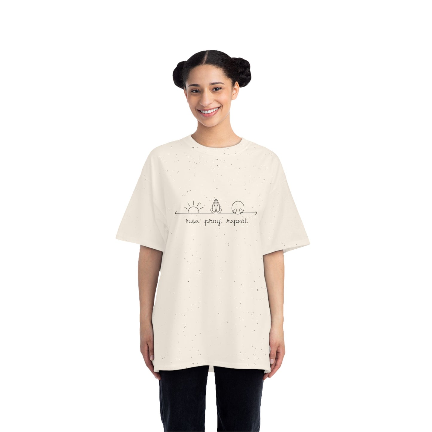 Rise Pray Repeat Short-Sleeve T-Shirt, Inspirational Tee, Faith-Based Gift, Motivational Apparel, Everyday Comfort Tee, Positive [...]
