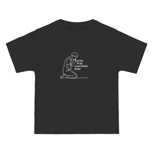 Pray First T-Shirt | Inspirational Quote Tee, Spiritual Gift, Faith-Based Apparel, Meditation Shirt, Everyday Wear