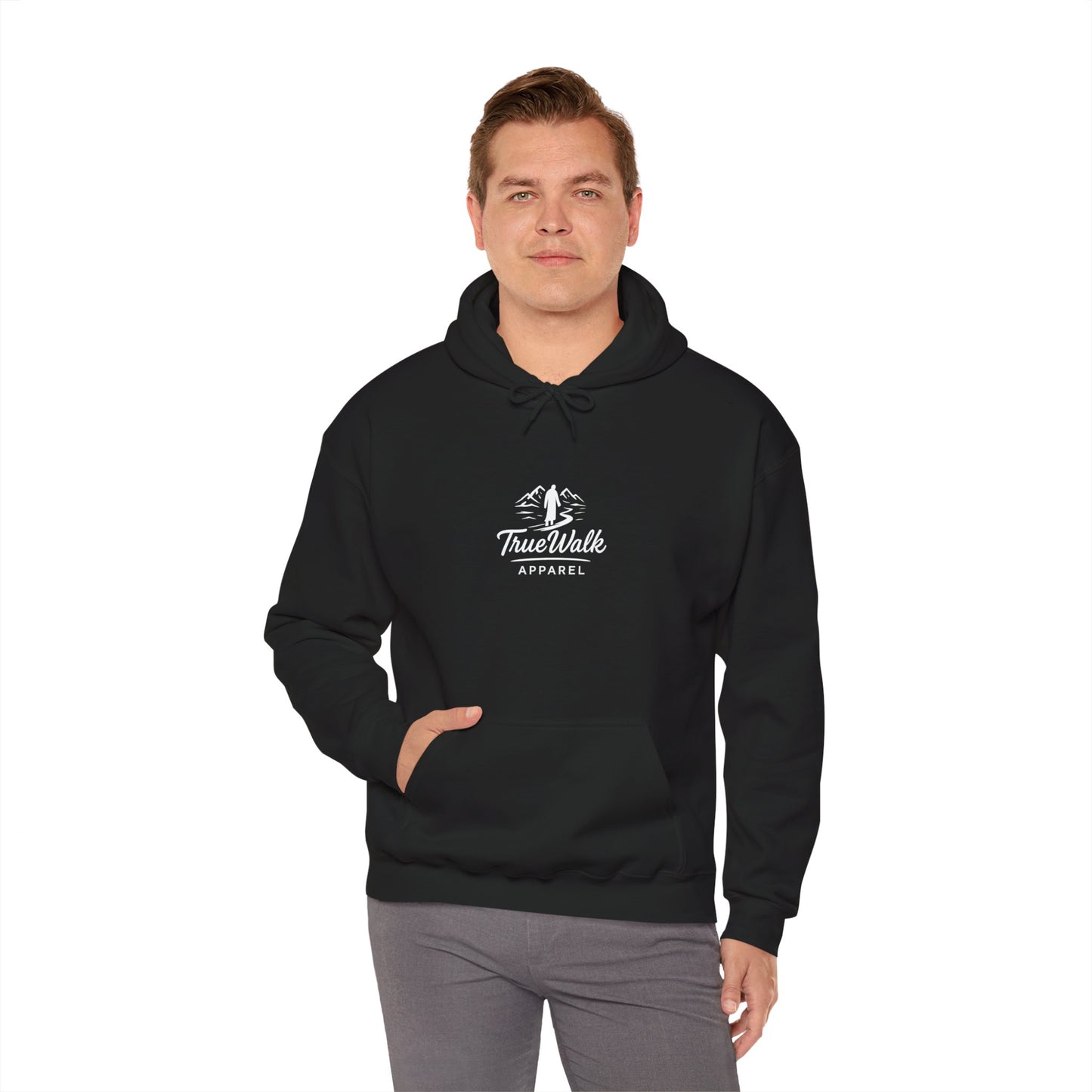 Faith-Inspired Hooded Sweatshirt with Psalm 136:1, Cozy Unisex Apparel for Cold Days, Perfect Gift for Worshippers, Casual Wear, [...]