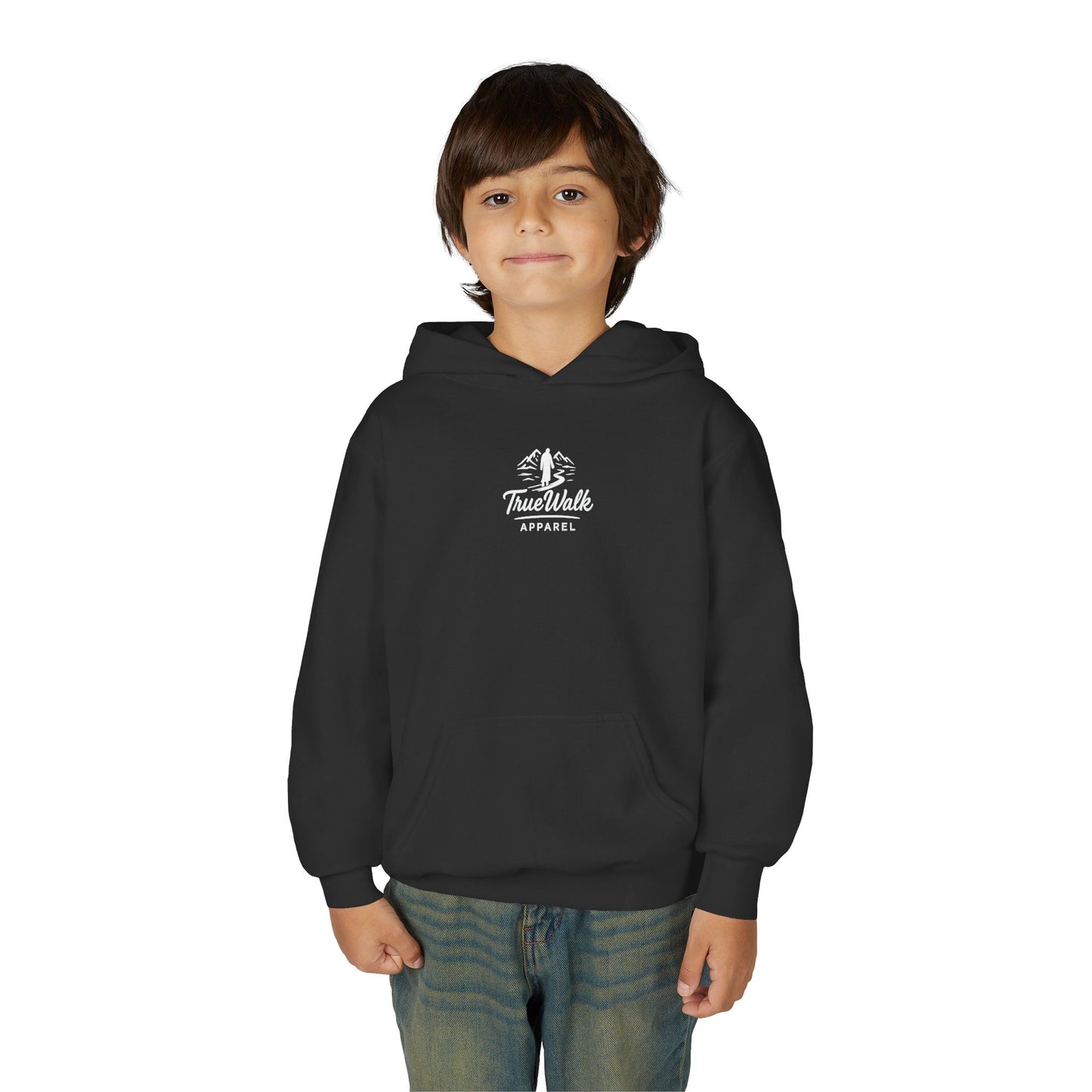 Straight A's -Faith-Focused Youth Hoodie for Encouragement, Youth Sweatshirt, Inspirational Gift, Confirmation, Back to School Apparel, Report Card Design