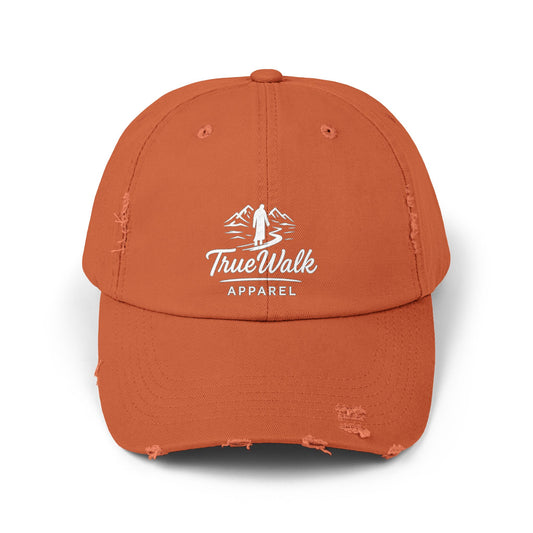 Faith-Inspired Distressed Cap, Casual Christian Hat, Stylish Spiritual Gift, Unisex Cap for Everyday Wear, Trendy Adjustable Hat