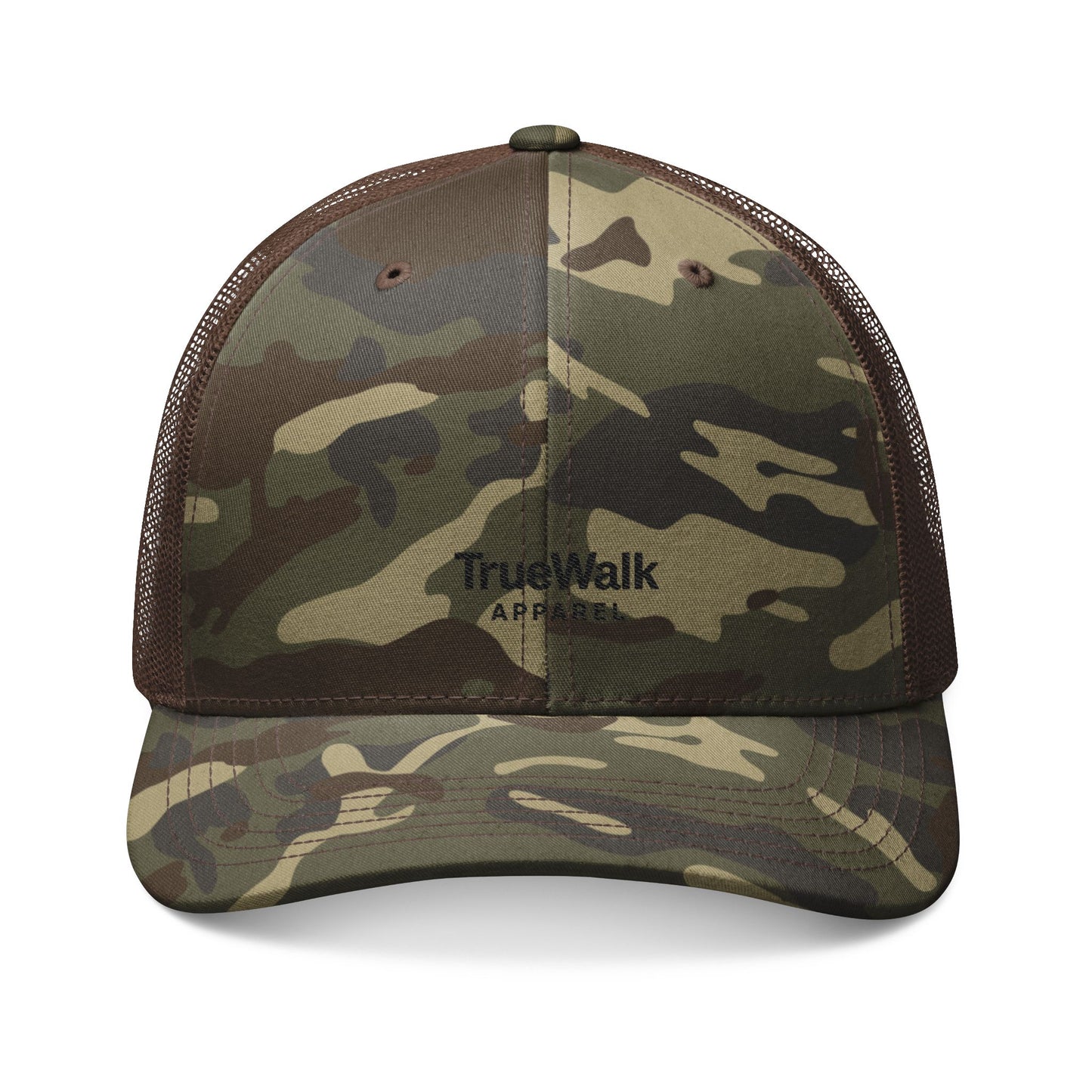 Camouflage Trucker Hat - Stylish Embroidered Cap for Outdoors