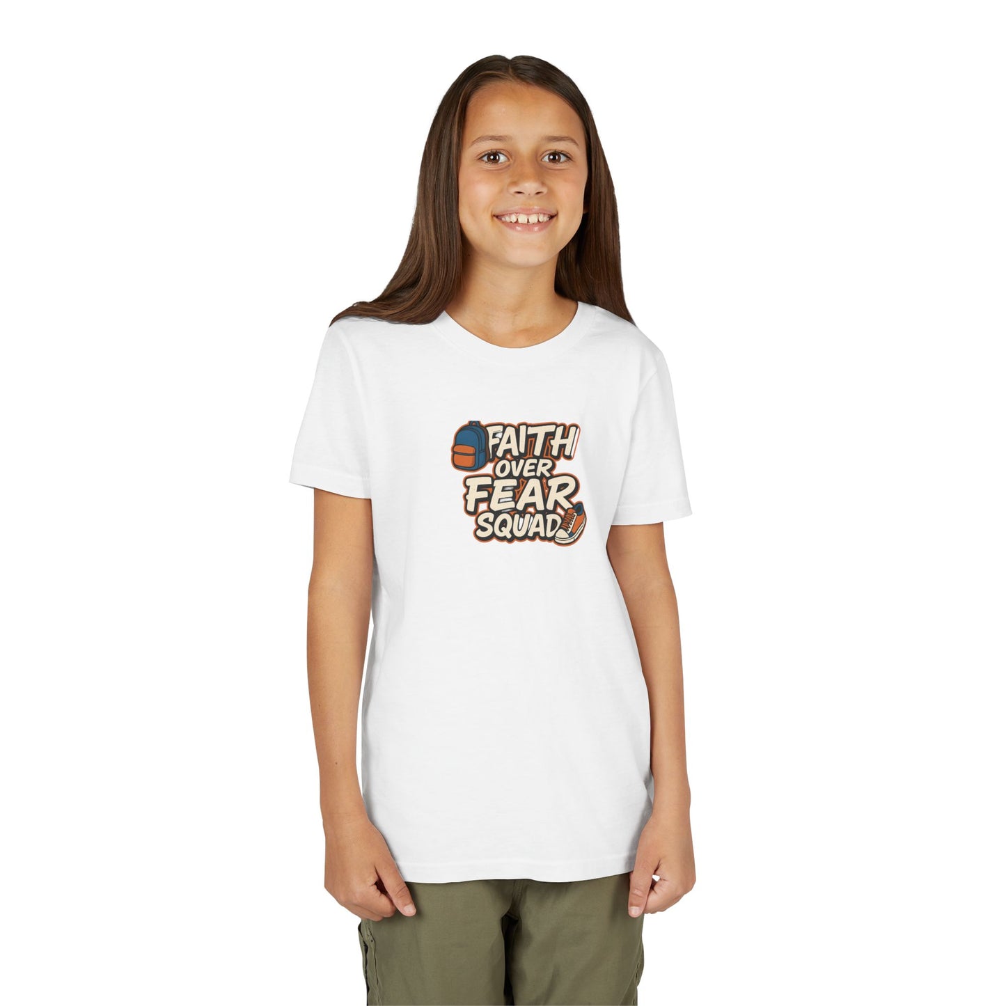 Faith Over Fear Squad' Design, Inspirational Tees for Kids, Motivational T-Shirt, Perfect for [...]