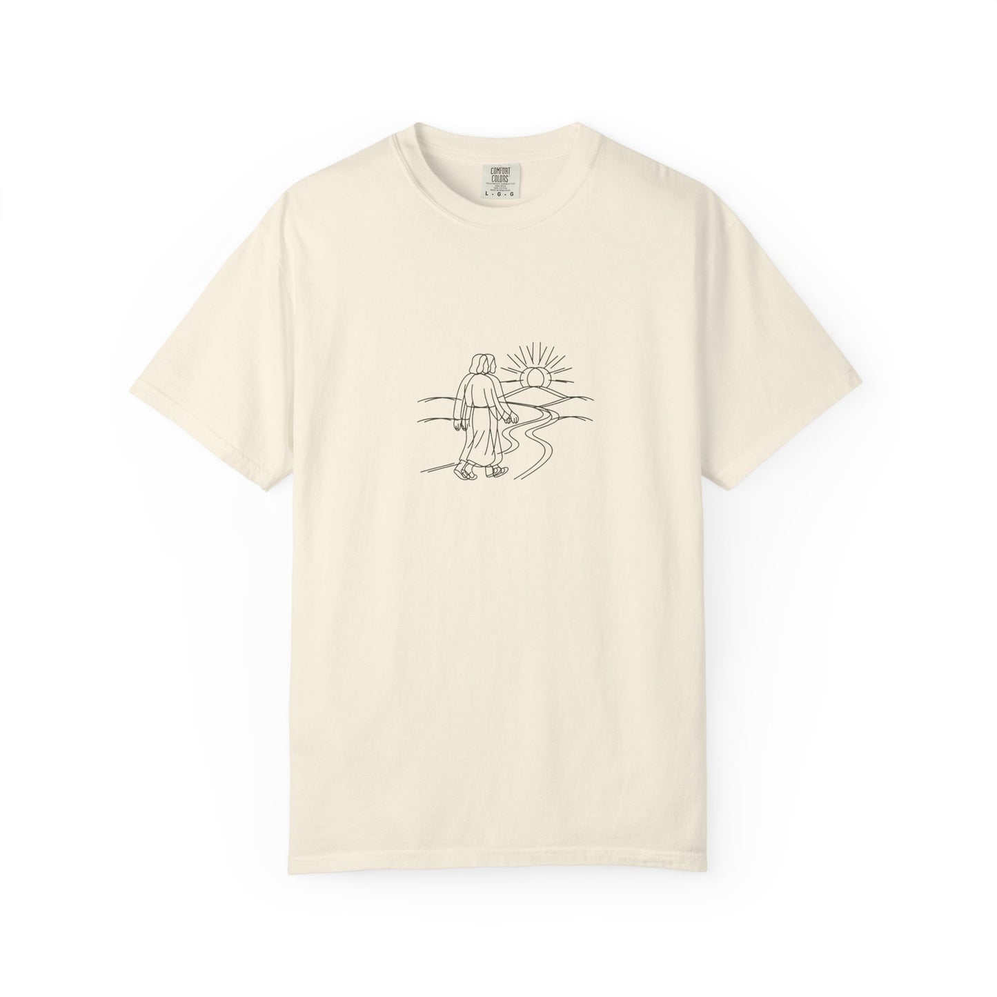 Relaxed Vibe Garment-Dyed T-shirt, Casual Wear, Nature Lover's Gift, Unisex Apparel, Summer Outfit, Graphic Tee