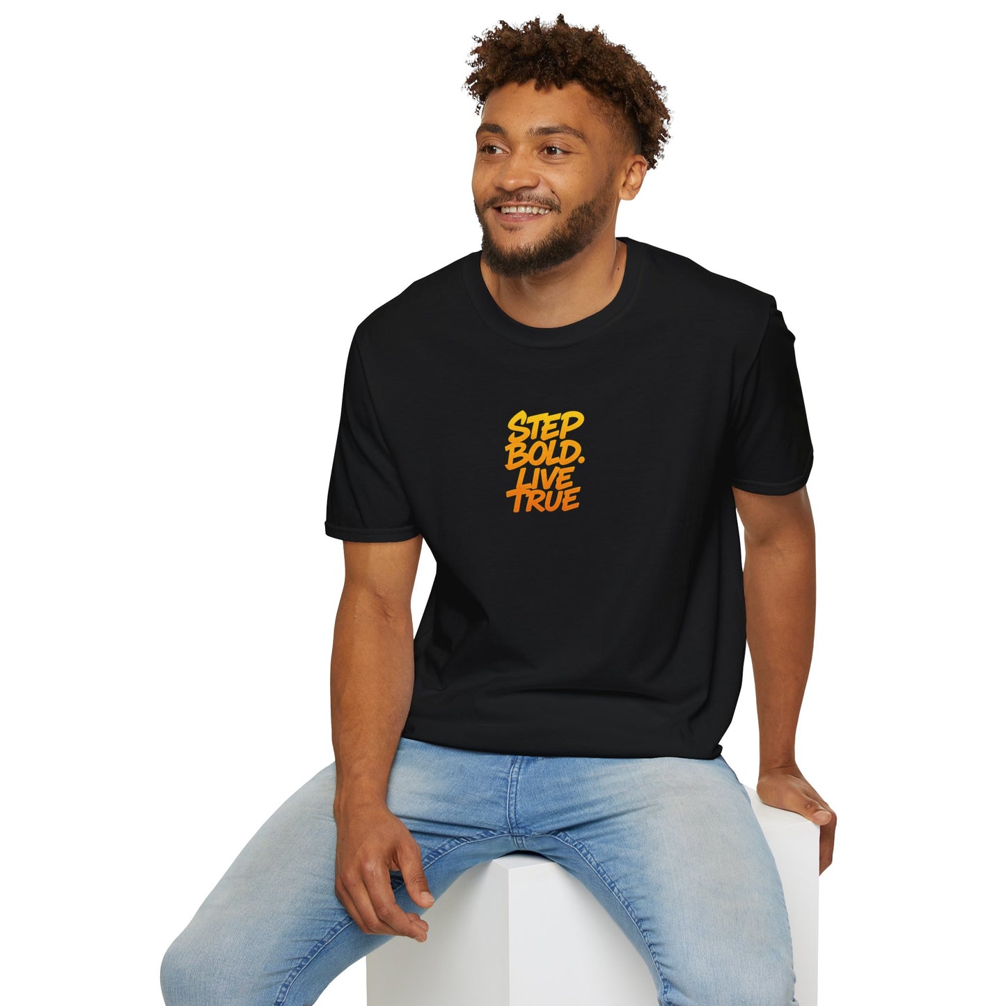 Unisex T-Shirt - Step Bold Live True - TrueWalk Apparel