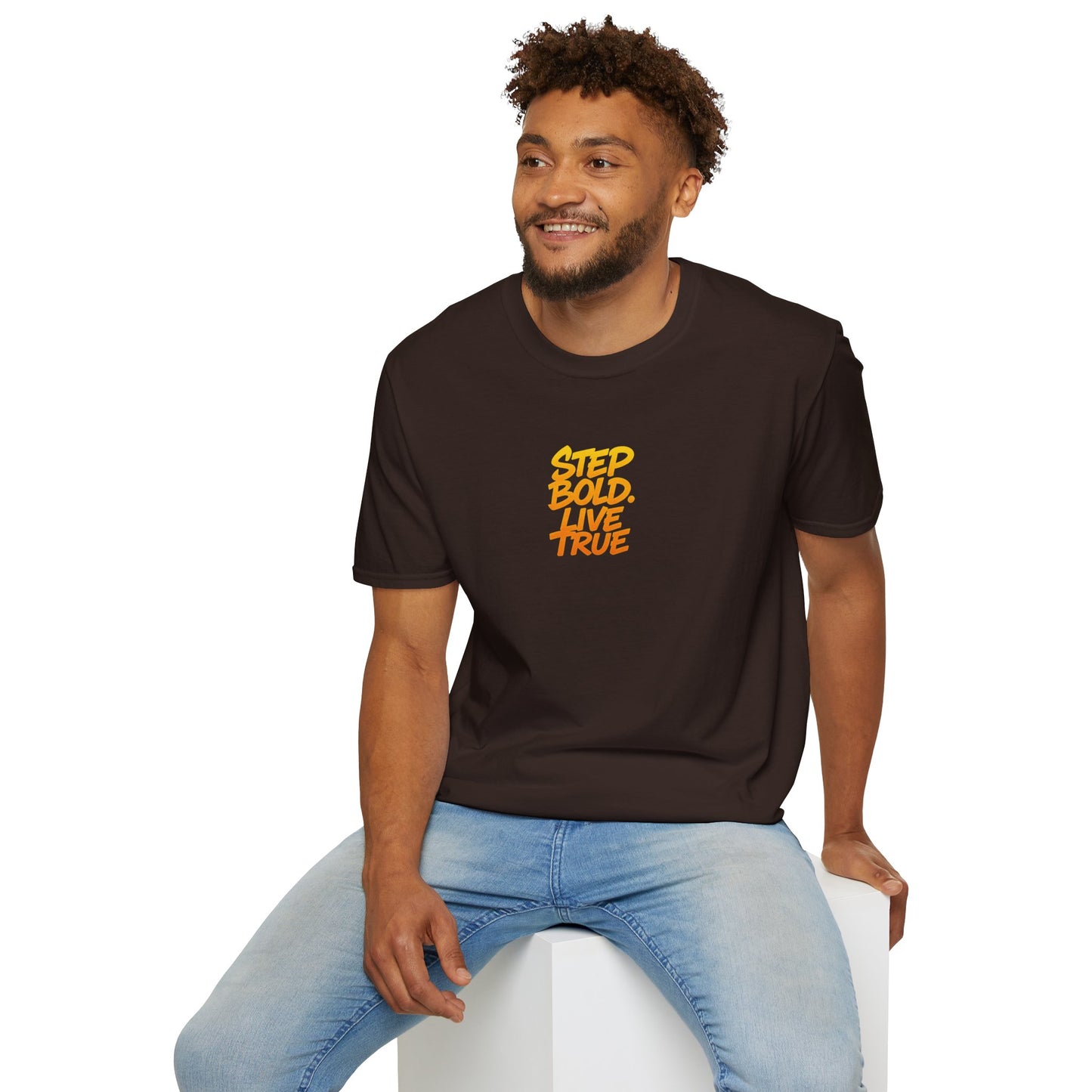 Unisex T-Shirt - Step Bold Live True - TrueWalk Apparel