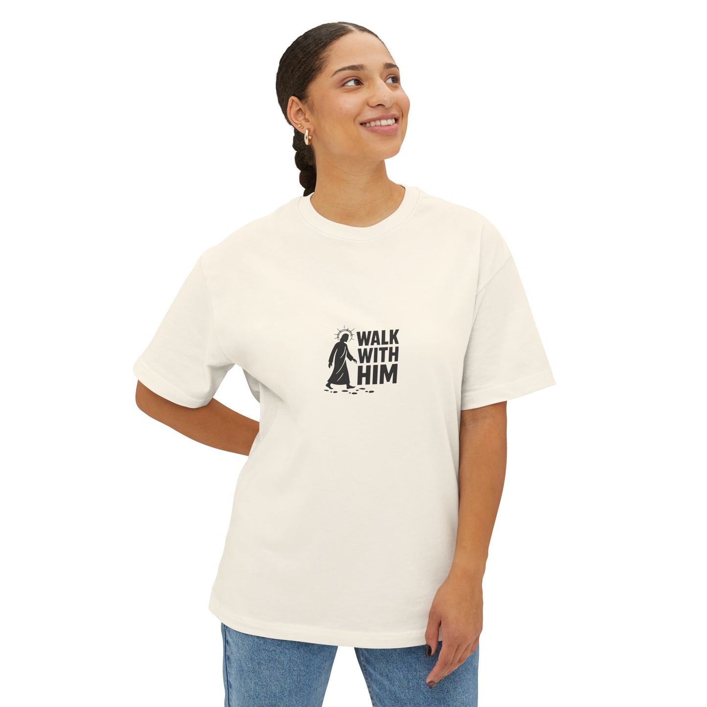 Unisex Oversized Boxy Tee, Faith-Based Apparel, Comfortable Casual Wear, Spiritual Gift, Inspirational T-shirt, Perfect for Church, [...]