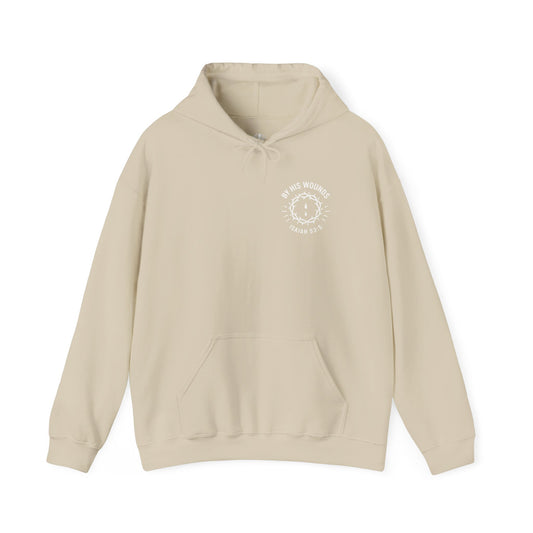 By His Wounds -Inspirational Unisex Hoodie - Perfect for Relaxation, Gifting, Casual Wear, and Celebrations