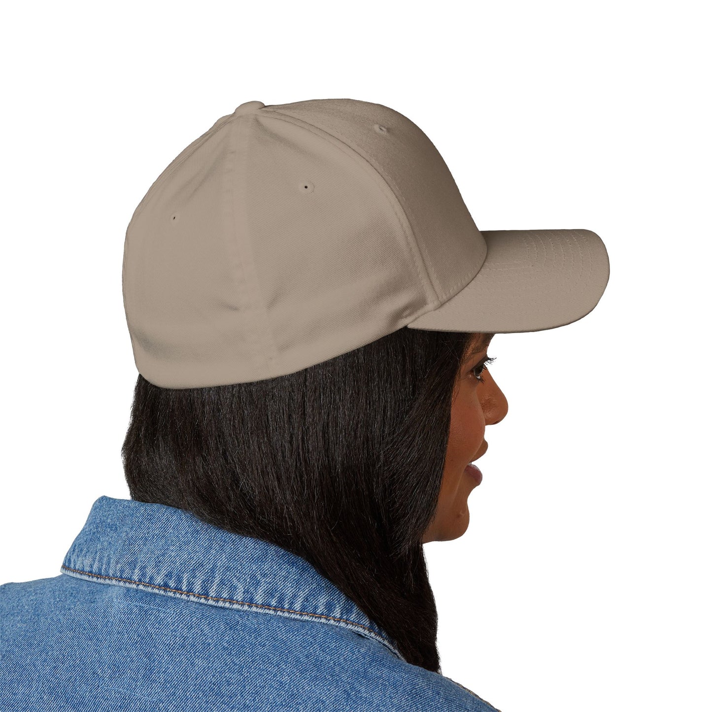 Pray & Rise Cap - Motivational Closed-Back Hat for Faith, Spirituality, Gifts, Daily Inspiration, Embroidered Apparel