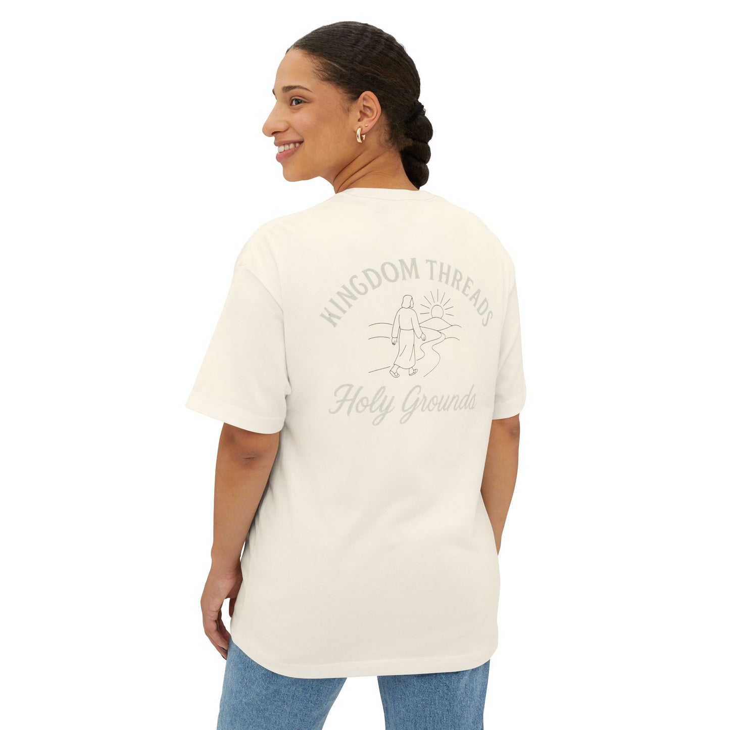 Unisex Oversized Boxy Tee, Faith-Based Apparel, Comfortable Casual Wear, Spiritual Gift, Inspirational T-shirt, Perfect for Church, [...]