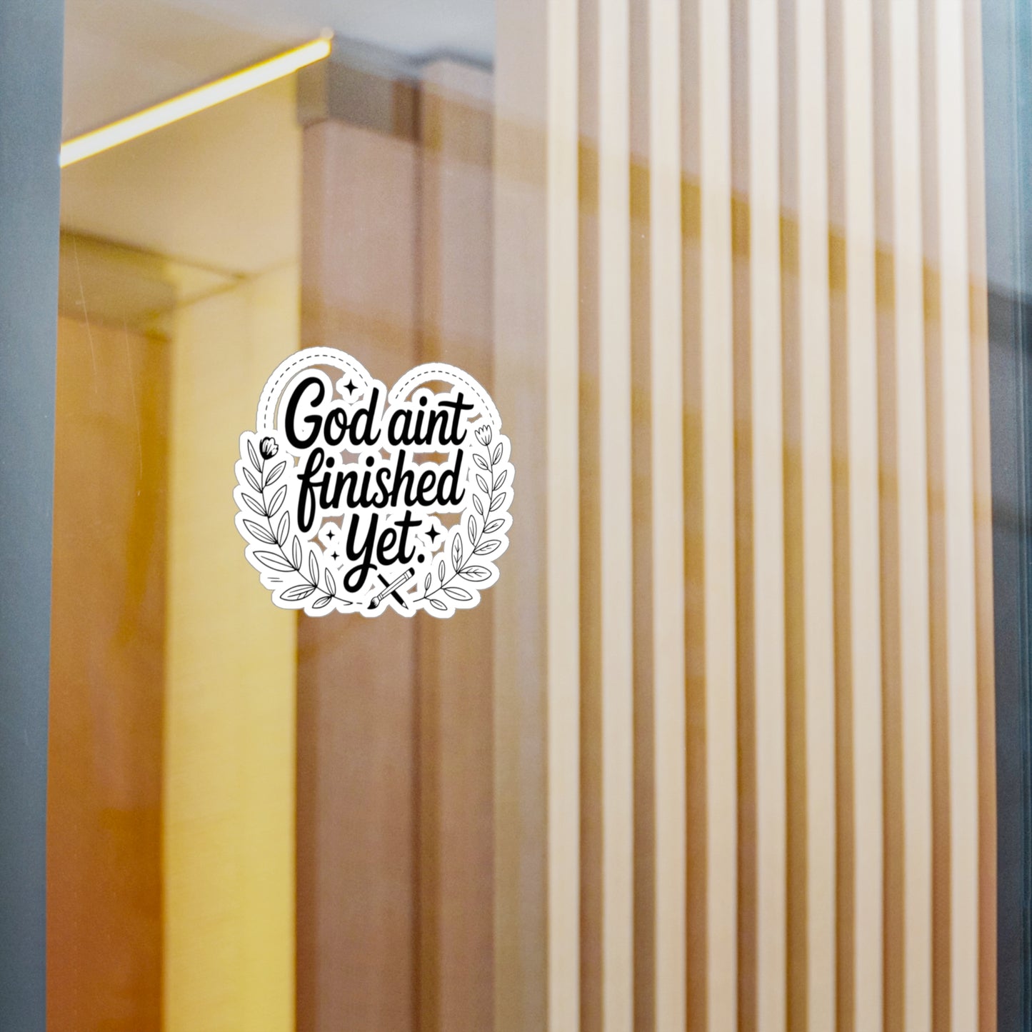 Inspirational Kiss-Cut Vinyl sticker