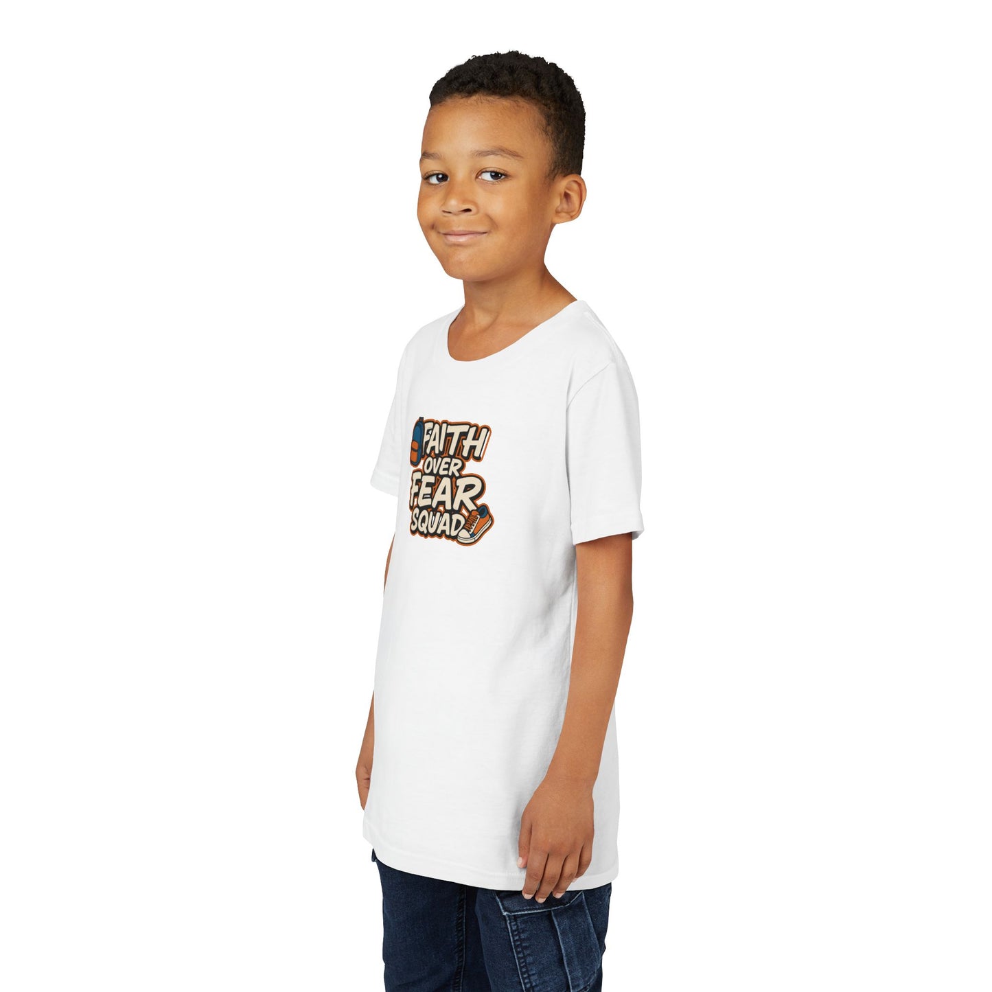 Faith Over Fear Squad' Design, Inspirational Tees for Kids, Motivational T-Shirt, Perfect for [...]