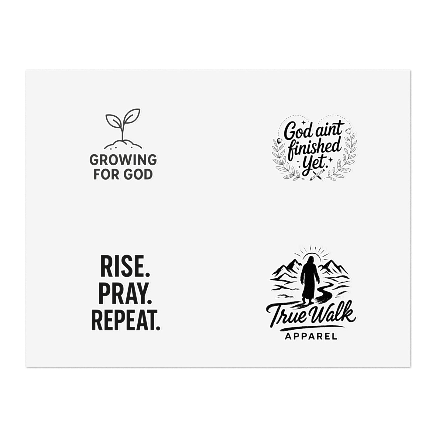 Inspirational Sticker Sheets for Motivation| Journaling Supplies